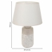 Lampa stołowa Alexandra House Living Srebro Ceramika 12 x 30 x 12 cm