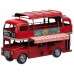 Decoratieve figuren Alexandra House Living Rood Ijzer ABS Bus 14 x 18 x 28 cm