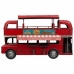 Decorative Figure Alexandra House Living Red Iron ABS Bus 14 x 18 x 28 cm