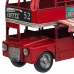 Statua Decorativa Alexandra House Living Rosso Ferro ABS Autobus 14 x 18 x 28 cm