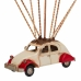 Figurine Décorative Alexandra House Living Jaune Fer ABS Ballon Voiture Parachute 17 x 31 x 18 cm