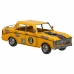 Figura Decorativa Alexandra House Living Amarelo Ferro ABS Carro 12 x 9 x 27 cm