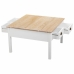 Centre Table Alexandra House Living White Brown Zinc Alloy MDF Wood 80 x 50 x 80 cm