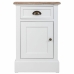 Comodino Alexandra House Living Bianco Marrone 35 x 63 x 41 cm