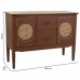 Anrichte Alexandra House Living Braun natürlich Rattan Tannenholz 40 x 78 x 106 cm