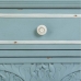 Nightstand Alexandra House Living Blue White 32 x 74 x 46 cm