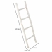 Scaffale Alexandra House Living Bianco Legno di paulownia 3 x 120 x 44 cm Scala