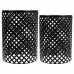 Flower Pot Stand Alexandra House Living Black Iron Tile 38 x 50 x 38 cm 2 Pieces