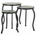 Soporte para Maceta Alexandra House Living Negro Hierro Azulejo 35 x 36 x 35 cm 3 Piezas