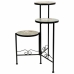 Flower Pot Stand Alexandra House Living Black Iron Tile 30 x 68 x 30 cm