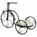 Blumentopfhalter Alexandra House Living Schwarz Eisen Kachel Fahrrad 23 x 36 x 53 cm