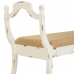 Banqueta Alexandra House Living Branco Esponja Madeira de abeto Madeira MDF 45 x 78 x 139 cm