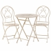 Conjunto de mesa com 2 cadeiras Alexandra House Living Branco 60 x 75 x 60 cm