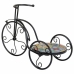 Flower Pot Stand Alexandra House Living Black Iron Tile Bicycle 23 x 36 x 53 cm