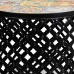 Flower Pot Stand Alexandra House Living Black Iron Tile 38 x 50 x 38 cm 2 Pieces