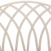 Banc Alexandra House Living Blanc Fer 50 x 88 x 110 cm