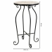 Flower Pot Stand Alexandra House Living Black Iron Tile 35 x 60 x 35 cm