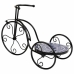 Blumentopfhalter Alexandra House Living Schwarz Eisen Kachel Fahrrad 23 x 36 x 53 cm