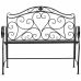 Bench Alexandra House Living Black Iron 50 x 88 x 110 cm