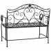 Banc Alexandra House Living Noir Fer 50 x 88 x 110 cm