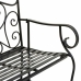 Bench Alexandra House Living Black Iron 50 x 88 x 110 cm