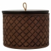 Scatola-Portagioie Alexandra House Living Marrone Poliresina 17 x 13 x 17 cm