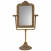 Mirror with Mounting Bracket Alexandra House Living Gold Resin 9 x 35 x 18 cm