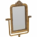 Mirror with Mounting Bracket Alexandra House Living Gold Resin 9 x 35 x 18 cm