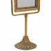 Espelho com Suporte Alexandra House Living Ouro Resina 9 x 35 x 18 cm