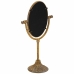 Mirror with Mounting Bracket Alexandra House Living Gold Resin 9 x 30 x 17 cm