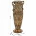 Vase Alexandra House Living Gold Eisen 11 x 34 x 11 cm