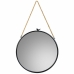 Wall mirror Alexandra House Living Black 1 x 60 x 60 cm Circle