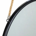 Wall mirror Alexandra House Living Black 1 x 60 x 60 cm Circle