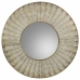 Wall mirror Alexandra House Living Golden 5 x 80 x 80 cm Circle