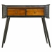 Hall Table with Drawers Alexandra House Living Brown Iron 35 x 81 x 90 cm