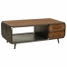 Mesa de Centro Alexandra House Living Castanho Metal Madeira de abeto Madeira MDF 64 x 46 x 120 cm