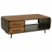 Mesa de Centro Alexandra House Living Castanho Metal Madeira de abeto Madeira MDF 64 x 46 x 120 cm