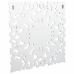 Decoração de Parede Alexandra House Living Branco Madeira de abeto Madeira MDF 1 x 56 x 56 cm