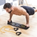 Masă Push-Up cu benzi de rezistență și ghid de exerciții Pulsher InnovaGoods