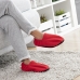 Zapatillas de Casa Calentables en Microondas InnovaGoods Rojo