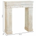 Frente de lareira Alexandra House Living Branco Madeira de abeto Madeira MDF 30 x 110 x 100 cm