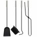 Utensílios para a Lareira Alexandra House Living Preto Ferro 16 x 50 x 16 cm