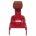 Tabouret Alexandra House Living Rouge PVC Cuir Fer 50 x 75 x 95 cm Moto