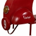 Stool Alexandra House Living Red PVC Leather Iron 50 x 75 x 95 cm Motorbike