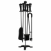 Fireplace Utensils Alexandra House Living Black Iron 19 x 65 x 19 cm