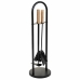 Utensilios para Chimenea Alexandra House Living Negro Hierro 20 x 68 x 20 cm