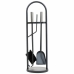 Utensili da Camino Alexandra House Living Nero Ferro 22 x 68 x 22 cm