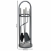 Utensilios para Chimenea Alexandra House Living Negro Hierro 22 x 68 x 22 cm