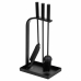 Utensilios para Chimenea Alexandra House Living Negro Hierro 15 x 47 x 23 cm