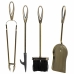 Utensílios para a Lareira Alexandra House Living Latão Ferro 19 x 61 x 19 cm